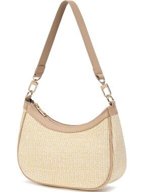 Shoulder Bags for Women, Cute Hobo Tote Handbag Mini Clutch Purse with Zipper Cl